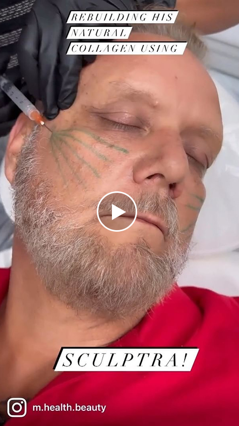 treatment being done on a man