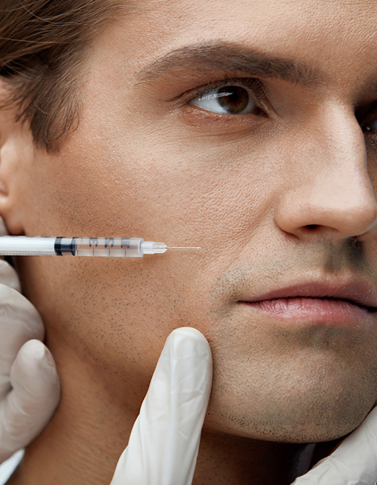 treatment being done on a man